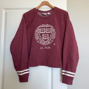 Harvard Crop Sweatshirt